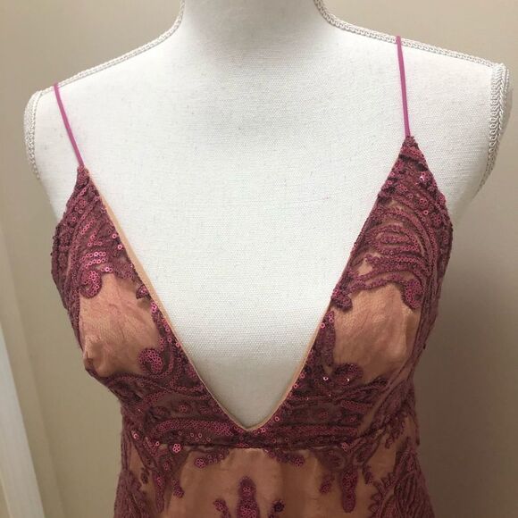 NWOT Free People Night Shimmers Sequin Mini size 2 - Picture 5 of 8